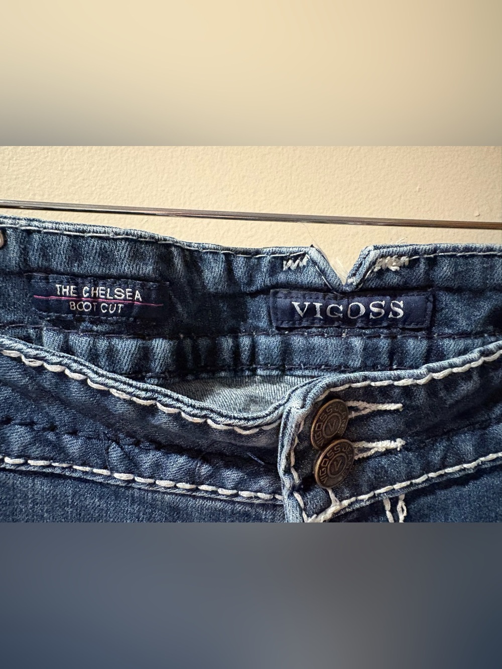 Vigoss Chelsea Embellished Jeans Plus Size 26 - Picture 3 of 7